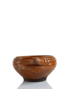 ANTIQUE ROMANIAN TERRACOTTA BOWL