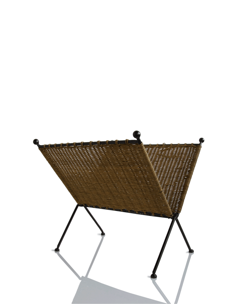 RATTAN MAGAZINE RACK