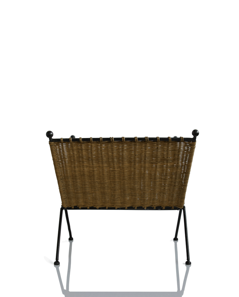 RATTAN MAGAZINE RACK