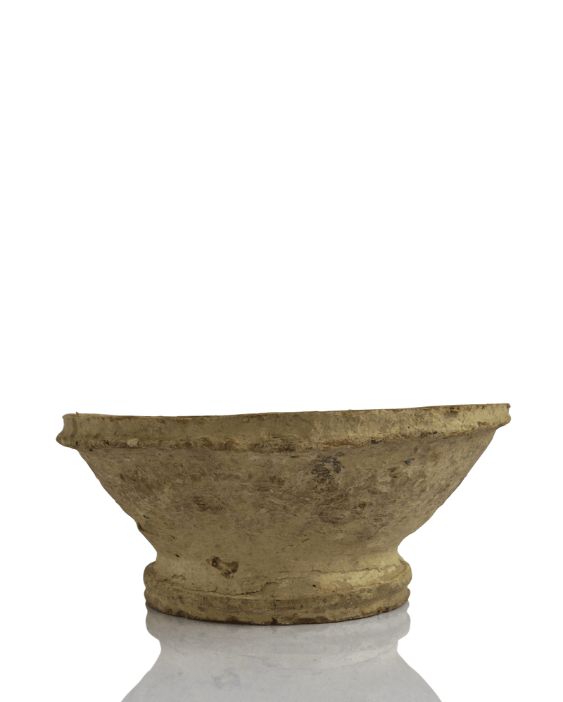 ANTIQUE PAPIER-MÂCHÉ & TERRACOTTA BOWL