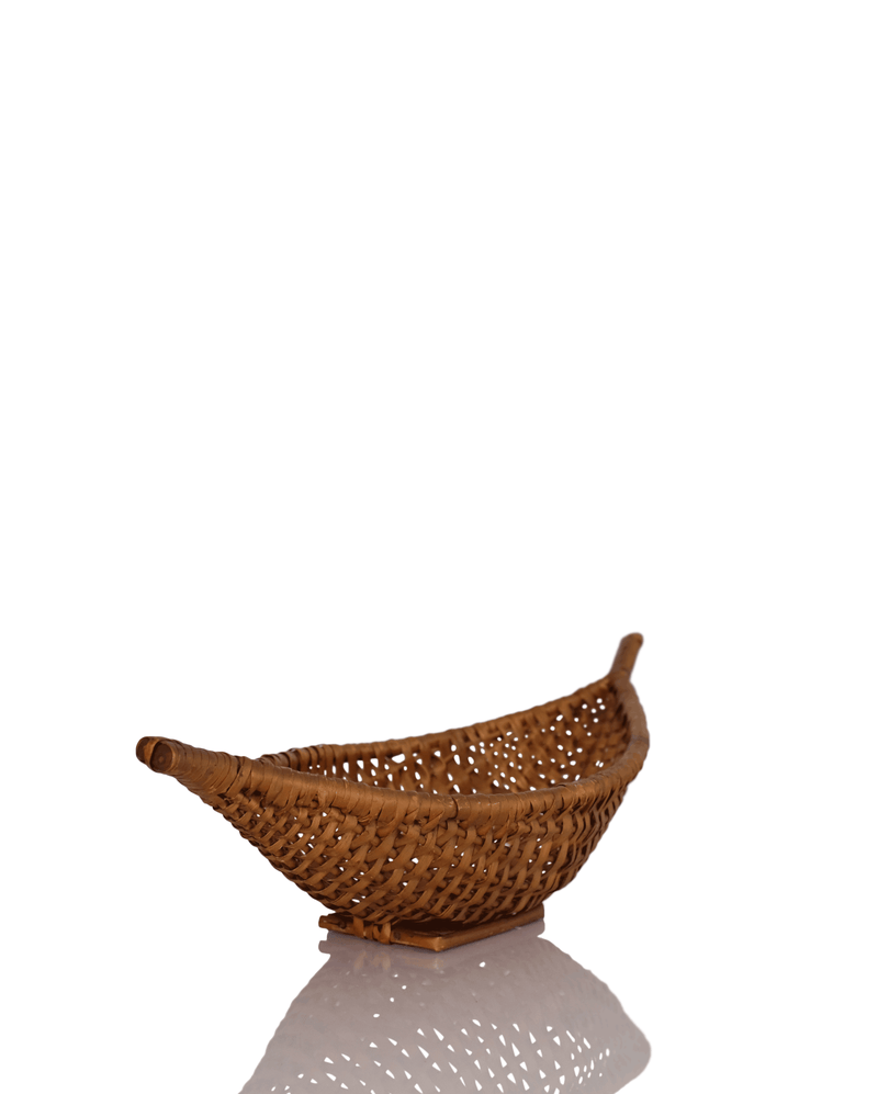 RATTAN BOWL WITH BASE