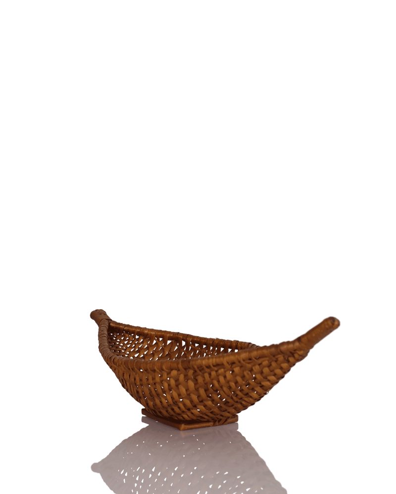 RATTAN BOWL WITH BASE