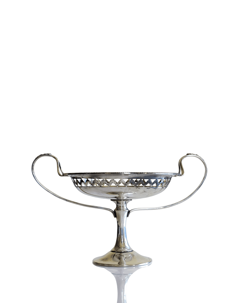 SILVER ELECTROPLATED COMPOTE DISH