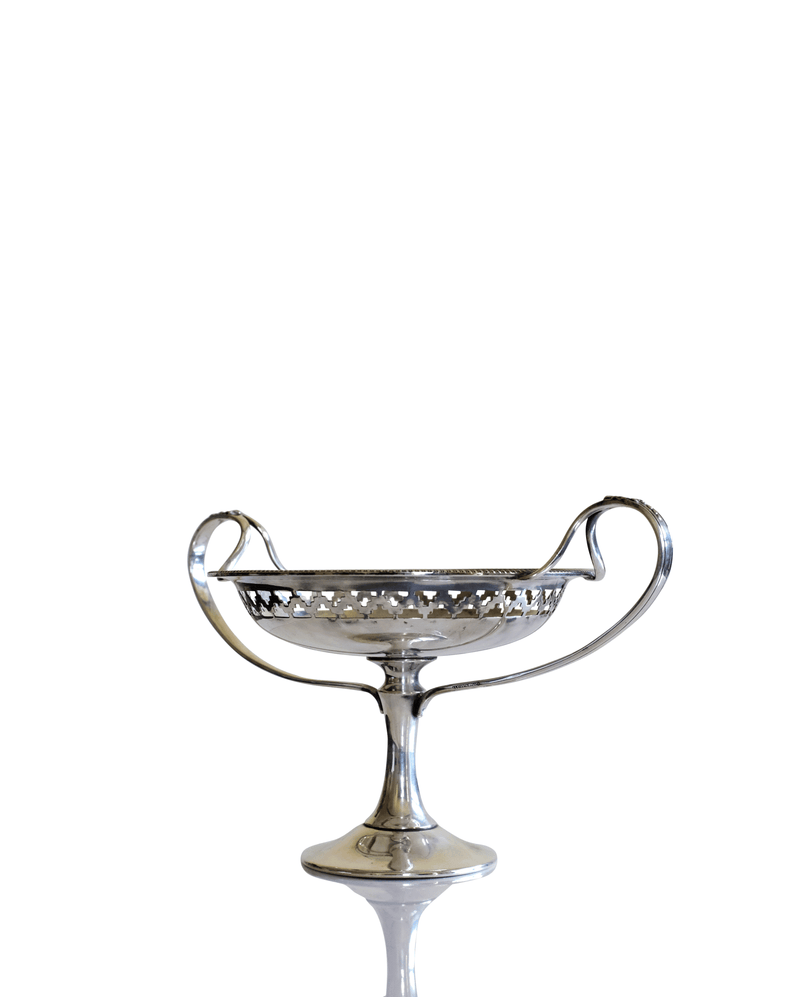 SILVER ELECTROPLATED COMPOTE DISH