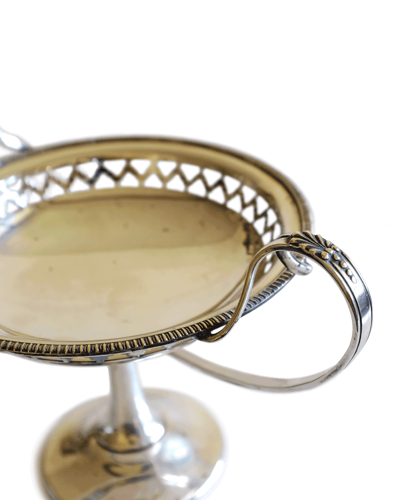 SILVER ELECTROPLATED COMPOTE DISH