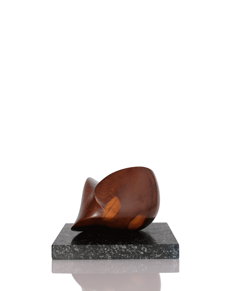 1960s TEAK & MARBLE SCULPTURE