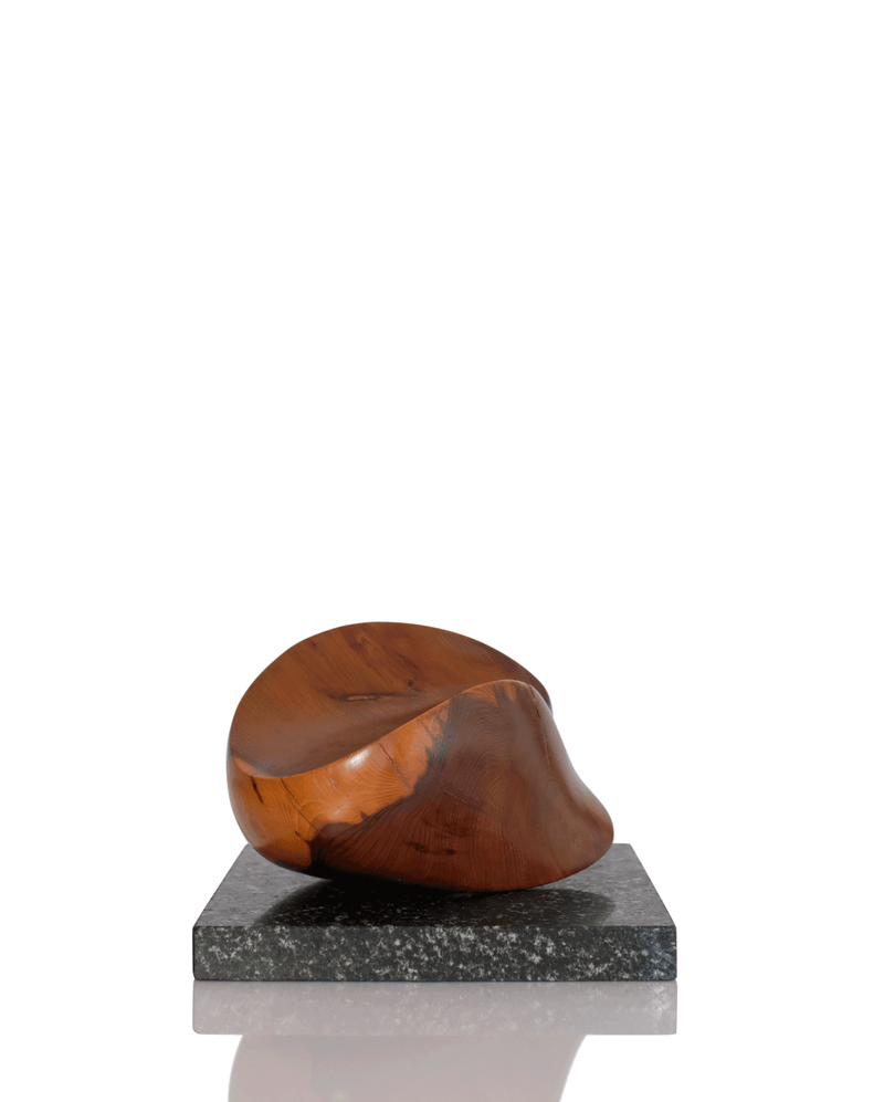 1960s TEAK & MARBLE SCULPTURE