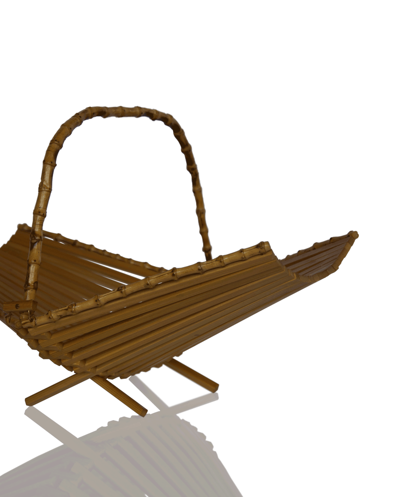 BAMBOO FOLDING BASKET