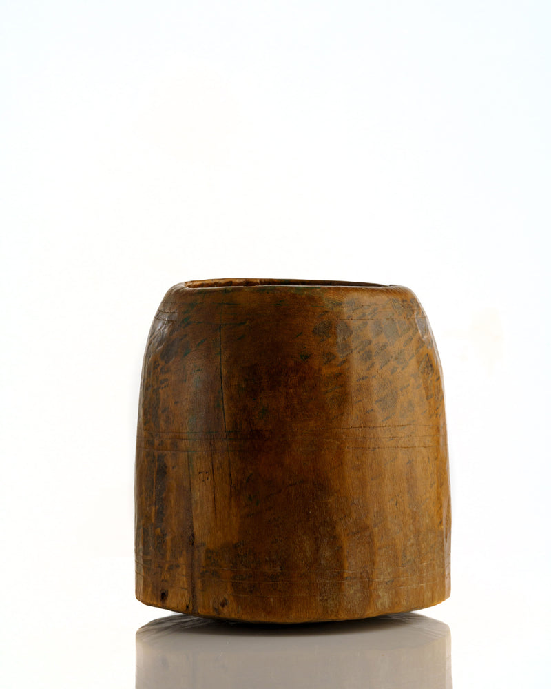 INDIAN TEAK VASE