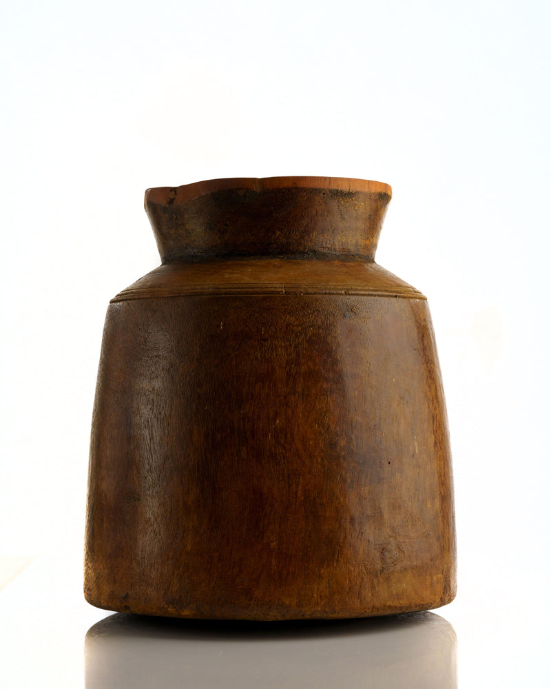 ANTIQUE WOODEN VESSEL